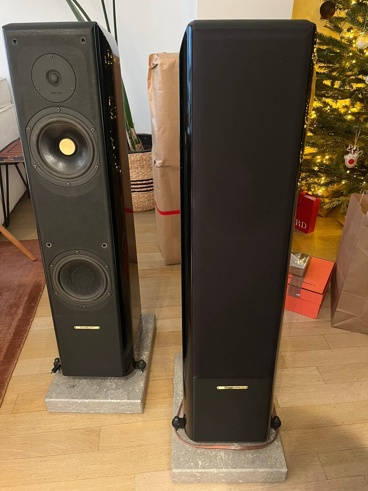 Enceintes Sonus Faber Grand Piano, Autres marques, Enlèvement, Utilisé, Enceinte colonne