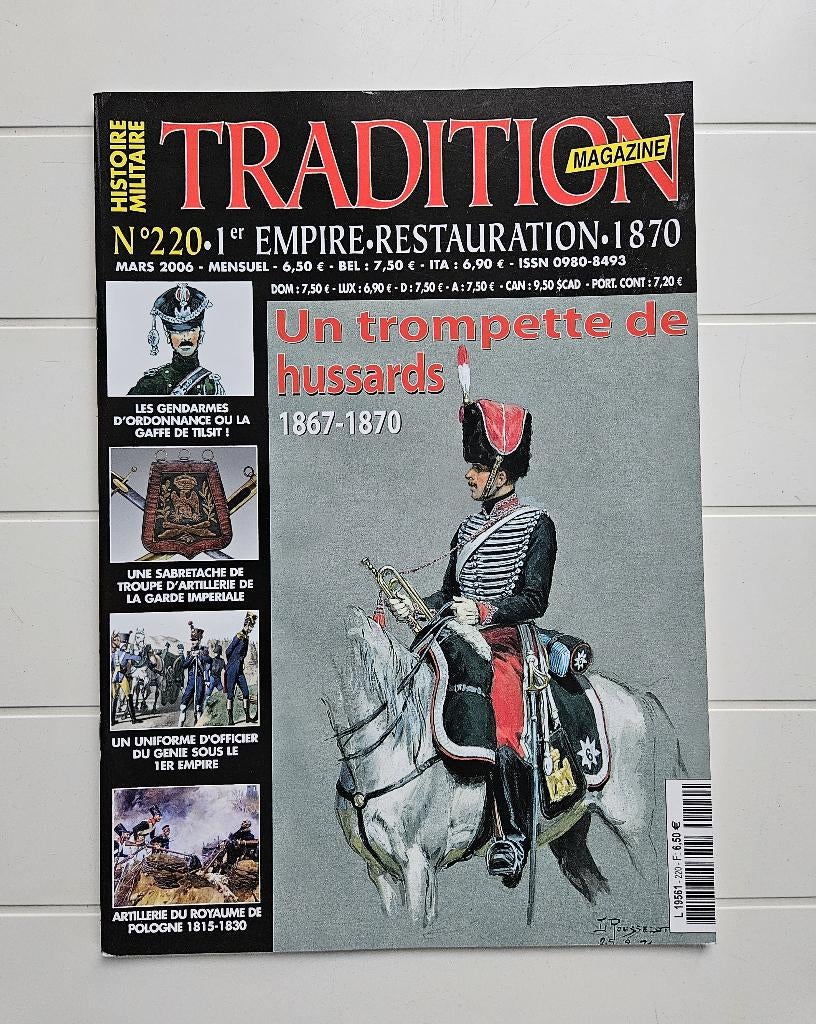 Tradition Magazine nr. 220: Een huzarentrompet 1867-1870, Ophalen of Verzenden, Gelezen, COLLECTIF