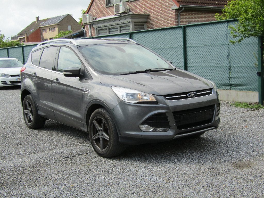 Ford Kuga 2.0 TDCI Automaat, Auto's, Euro 5, Zwart, 4 cilinders, Bluetooth