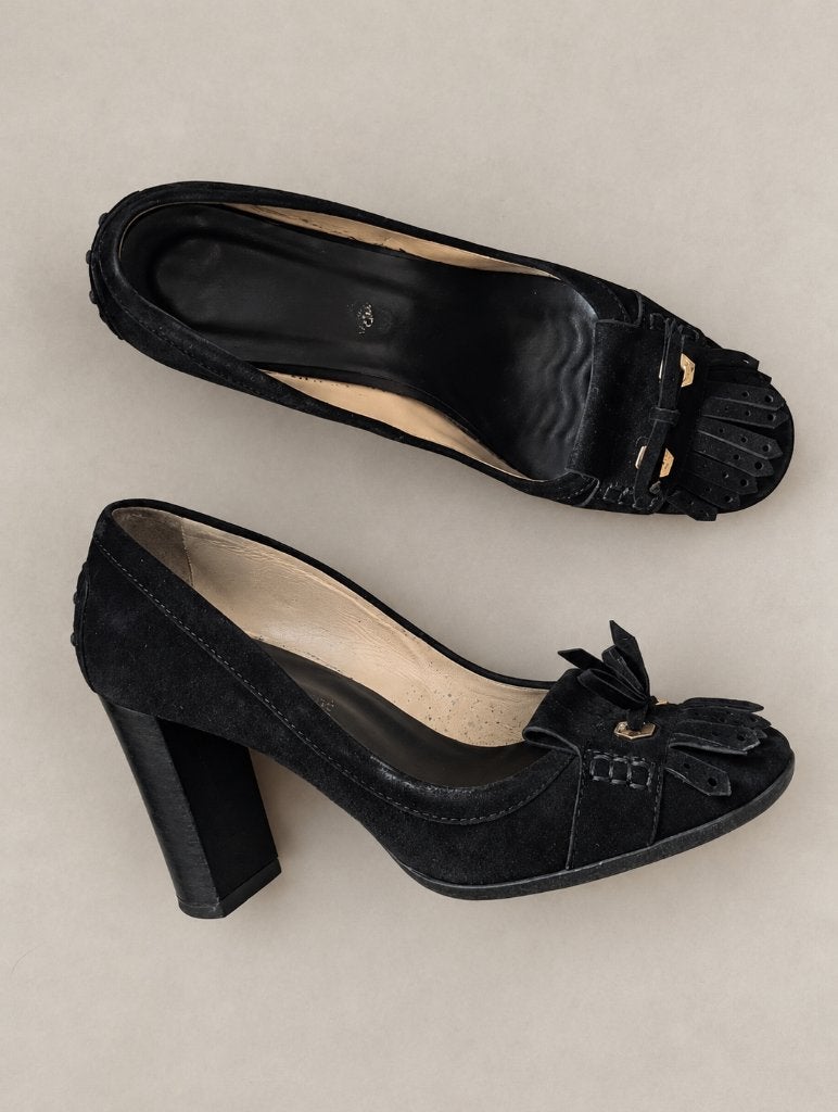 Escarpins en daim Tod's Jodie taille 38,5, Vêtements | Femmes, Enlèvement ou Envoi, Escarpins, Porté, Tod's