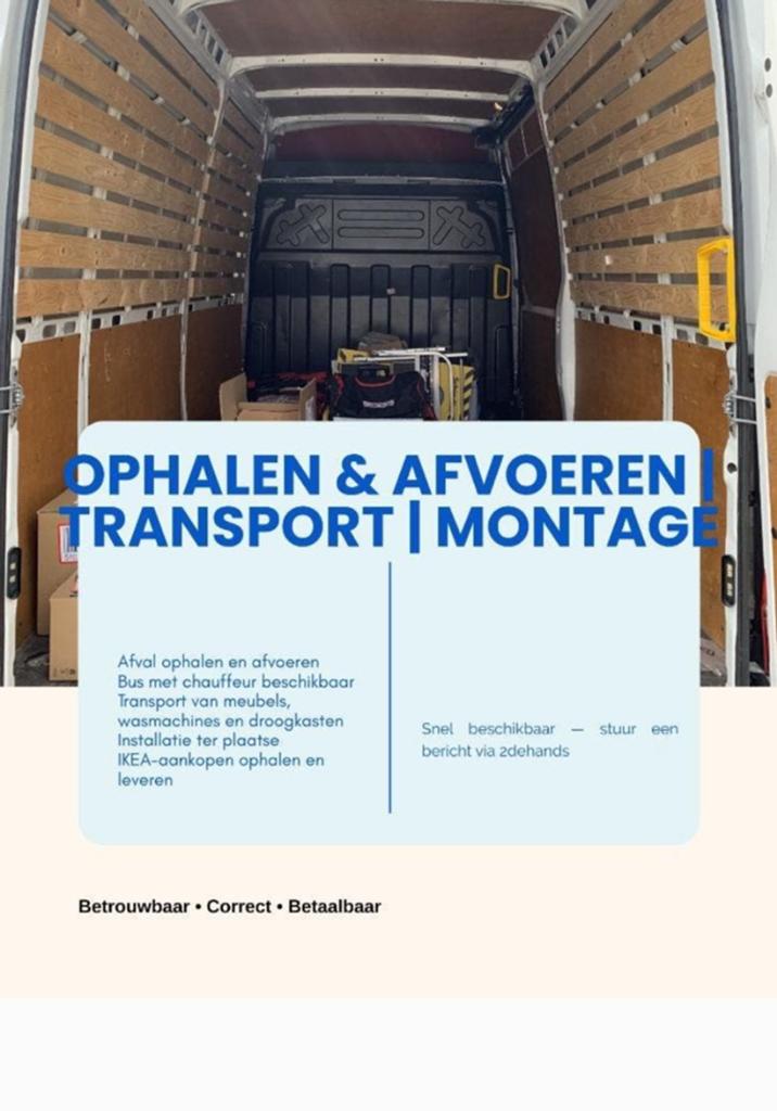 Afvalophaling, Verhuis & Transport in de Kempen, Ophalen, Zo goed als nieuw