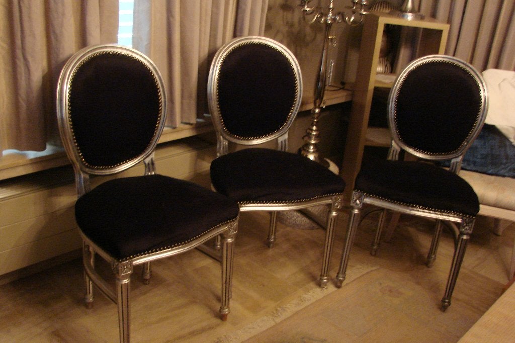5 stijlvolle stoelen: empire stijl, Ophalen