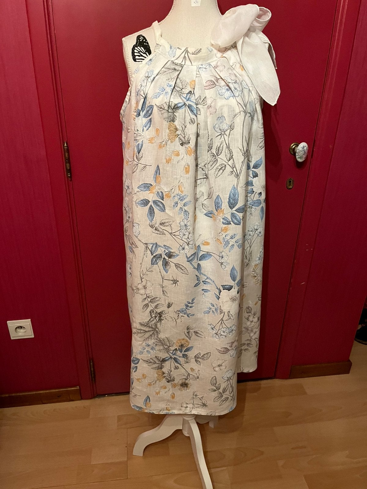 100 % linnen jurk Bellambra 40/42 fris bij warme dagen, Kleding | Dames, Ophalen of Verzenden, Zo goed als nieuw, Maat 38/40 (M)