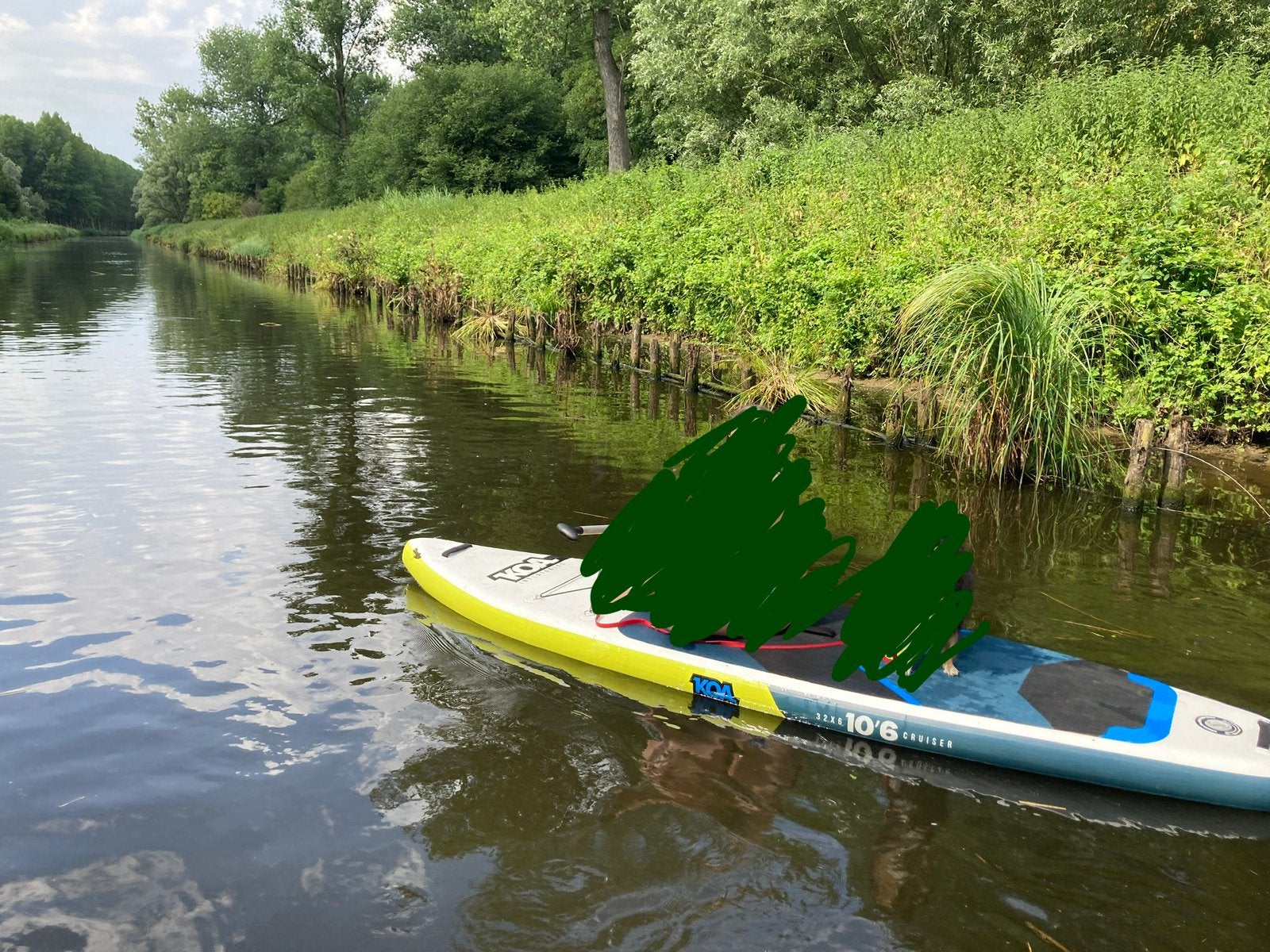 Complete SUP-set – 2 SUP boards + pomp + hondenzwemvest, Enlèvement, Comme neuf