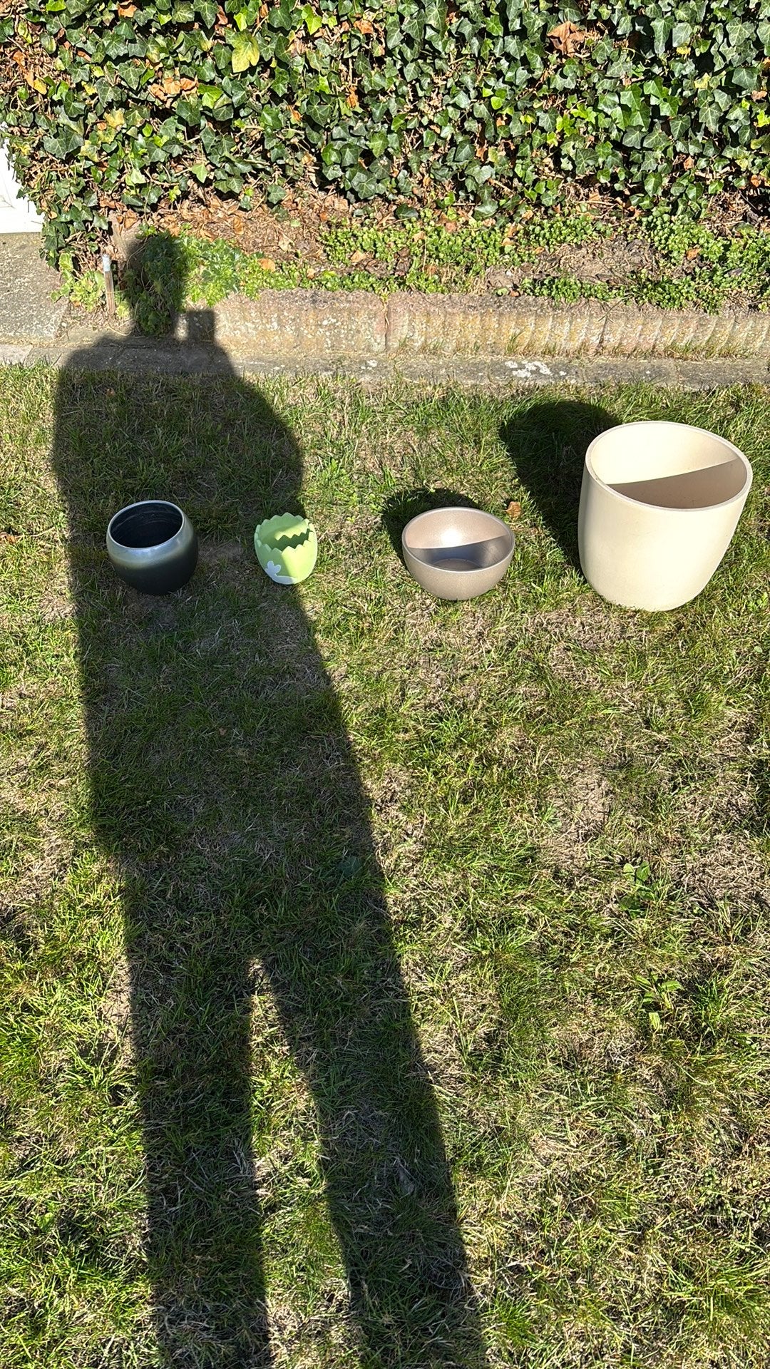 Bloempotten, Ophalen, Zo goed als nieuw