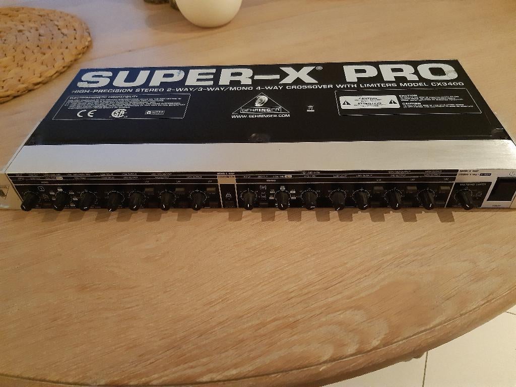 Filtre actif sono Behringer Super-X PRO CX3400, Ophalen, Zo goed als nieuw