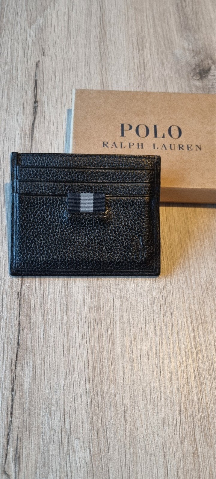 kaarthouders ralph lauren, Ophalen, Zwart, Leder