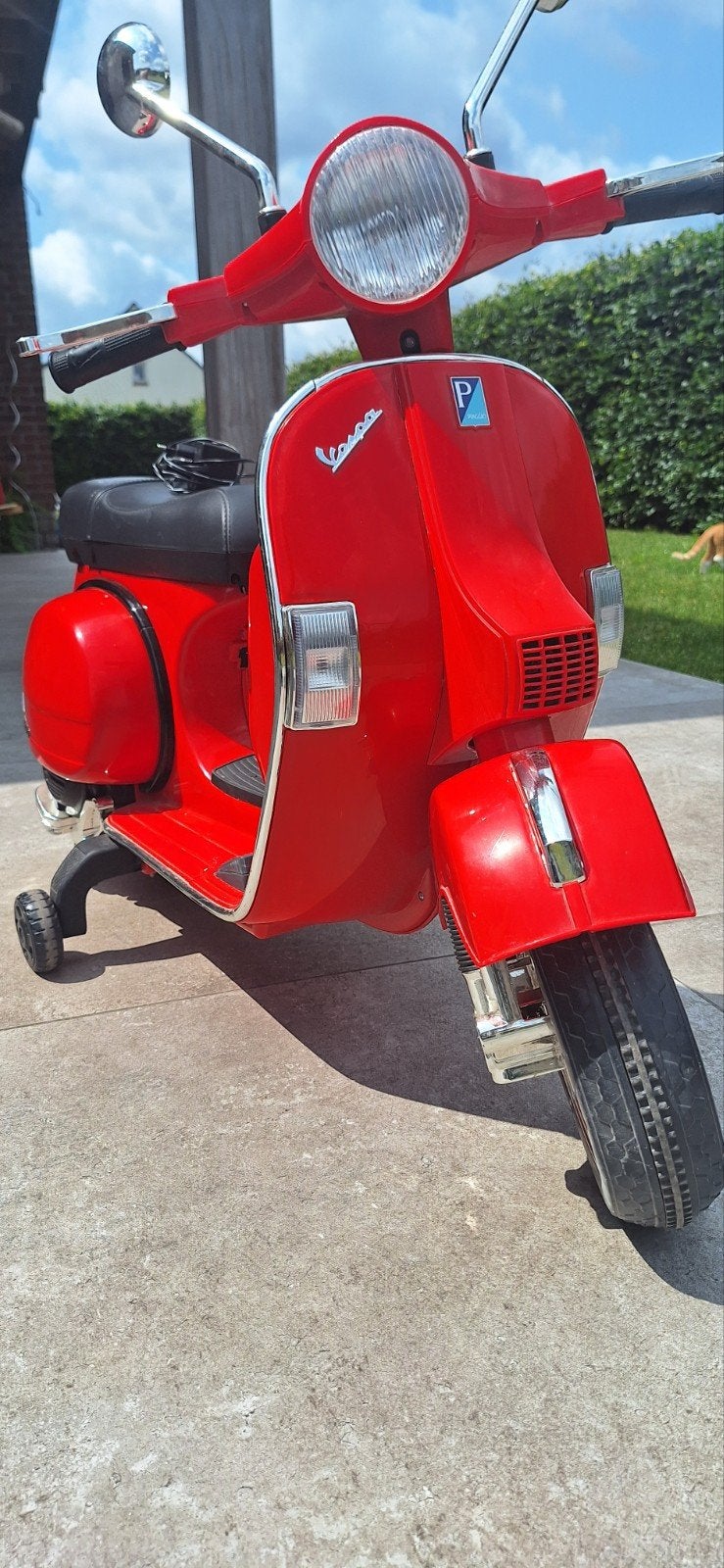 Vespa voor kinderen, Ophalen