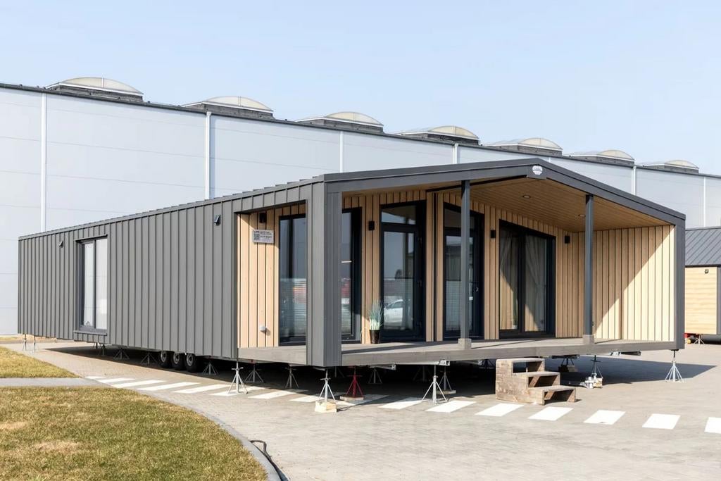 Lodge – 96 m² | 3 Slaapkamers | Luxe Modulaire Woonwagen