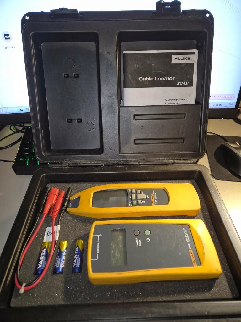 FLUKE 2042T Locator Transmitter + Receiver, Ophalen, Zo goed als nieuw