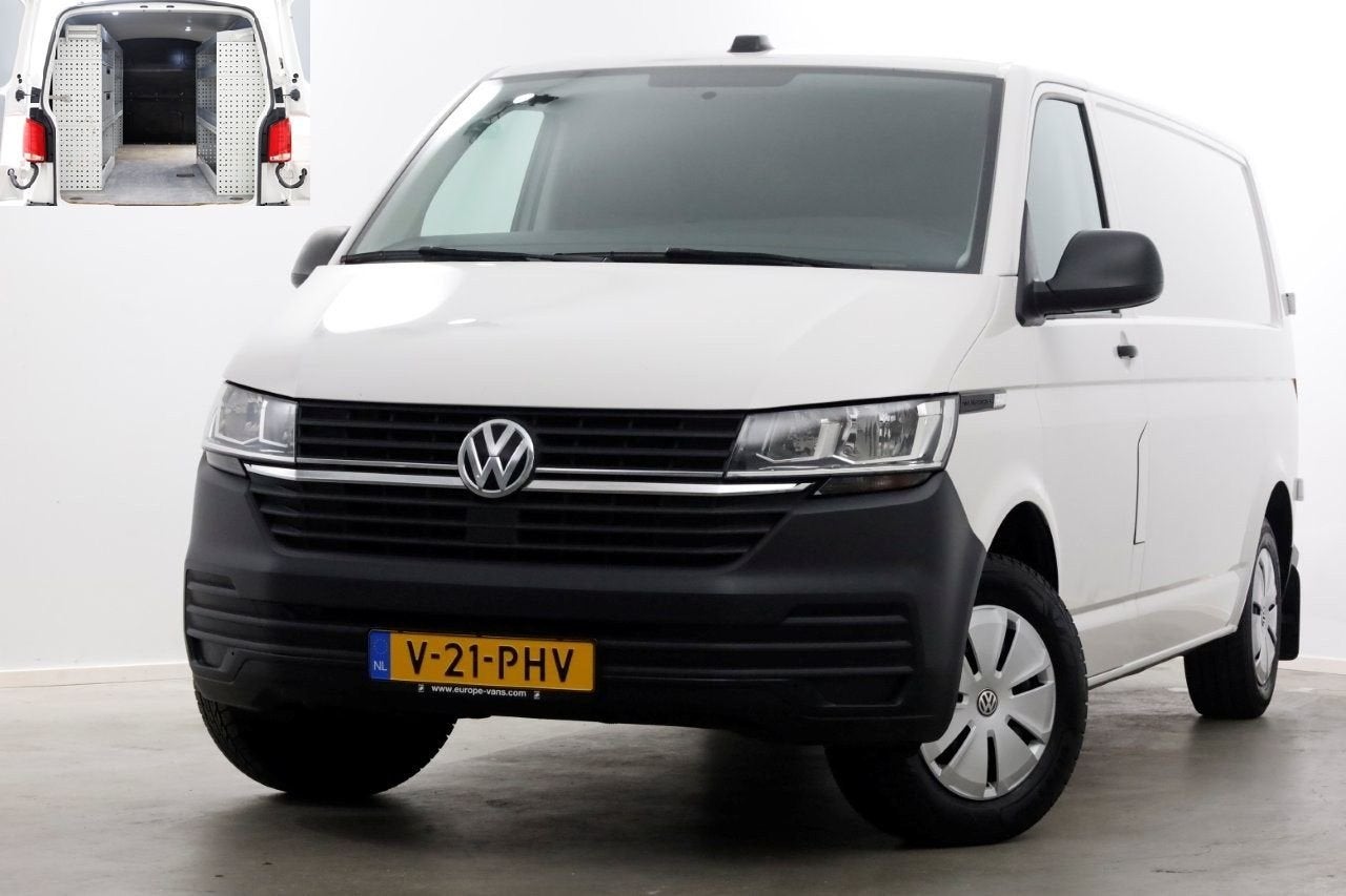 Volkswagen Transporter T6.1 2.0 TDI 110pk Lang Airco/Navi/In, Onderhoudsboekje, Te koop, Wit, Electronic Stability Program (ESP)