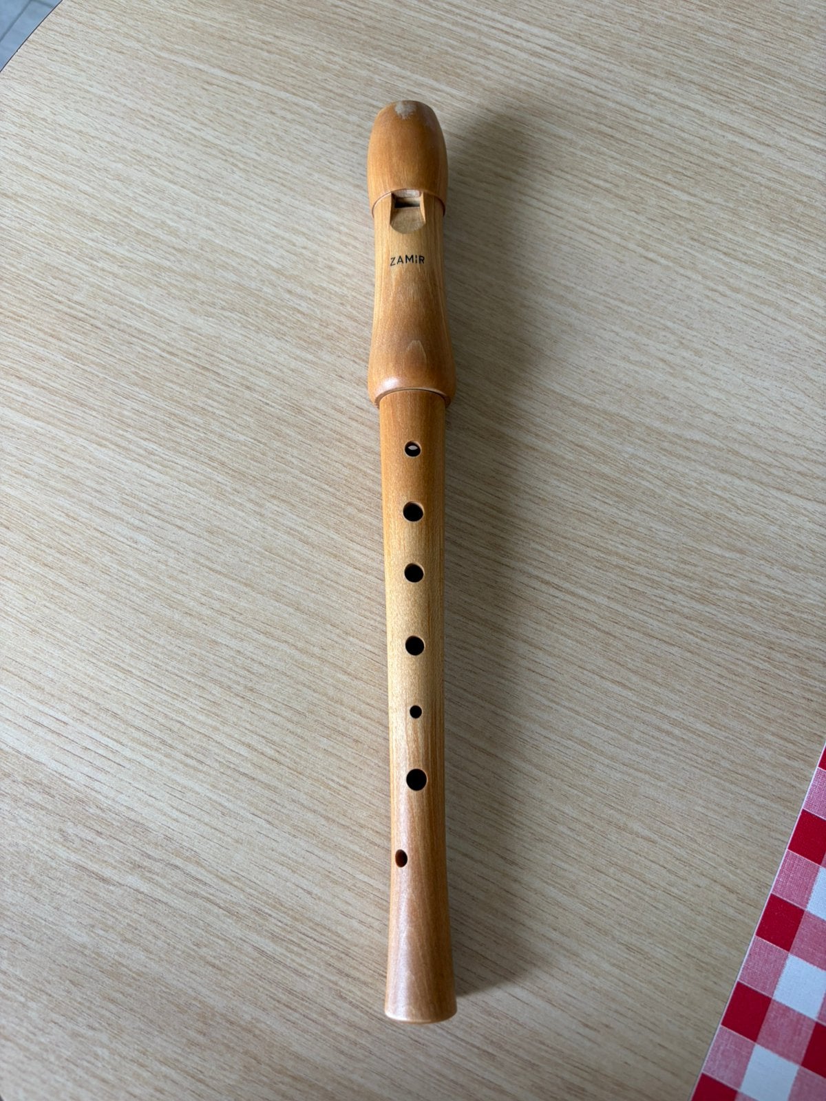 Houten blokfluit Zamir, Musique & Instruments, Instruments à vent | Flûtes à bec, Enlèvement ou Envoi, Comme neuf