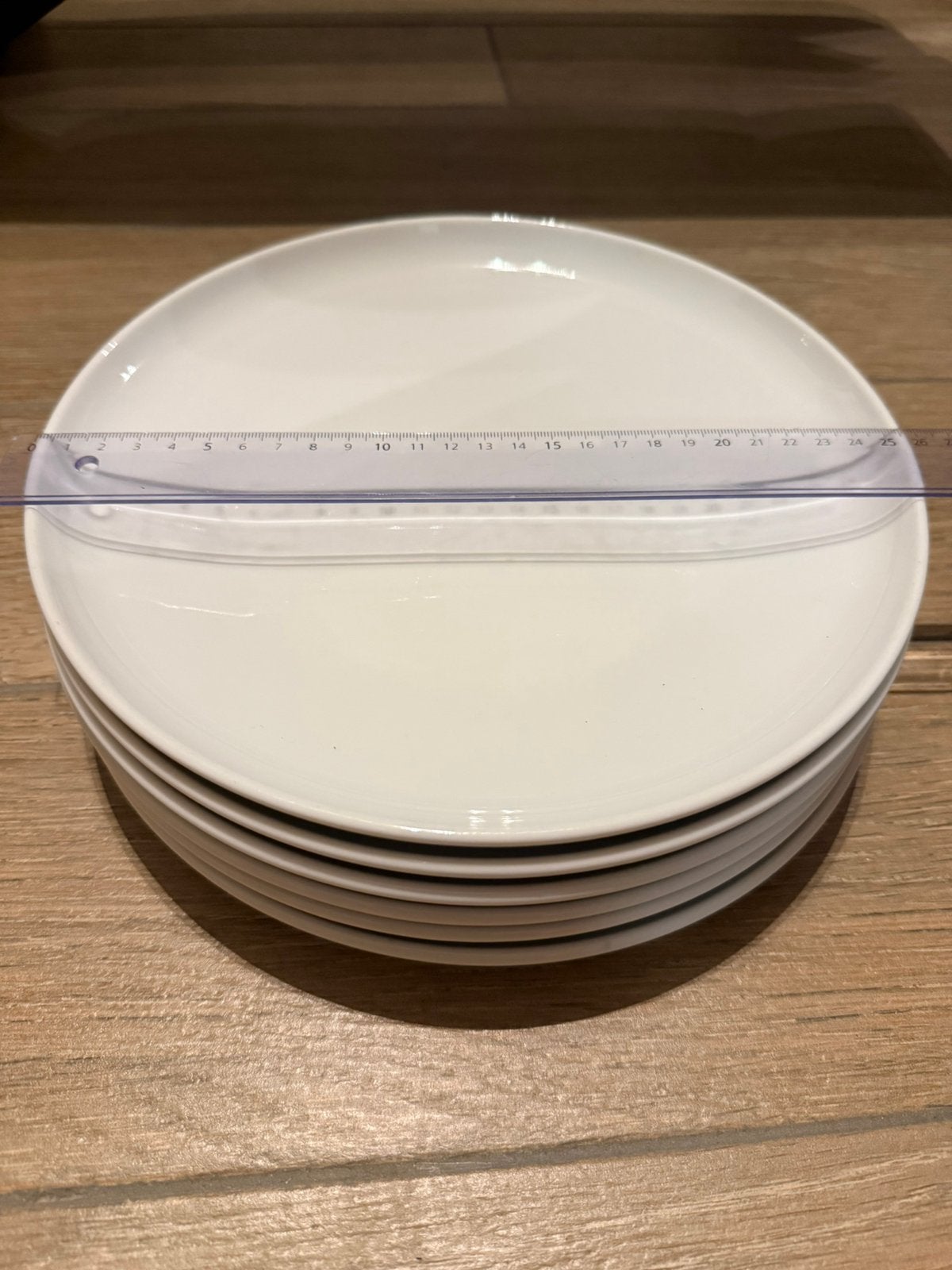 Lot de 6 assiettes 25cm, Maison & Meubles, Enlèvement, Comme neuf