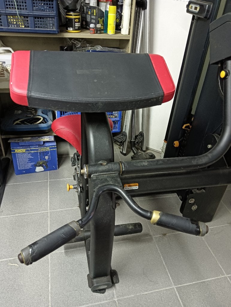 Professionele MATRIX Biceps Curl Fitnessmachine – H06, Enlèvement, Utilisé, Bras, Autres types