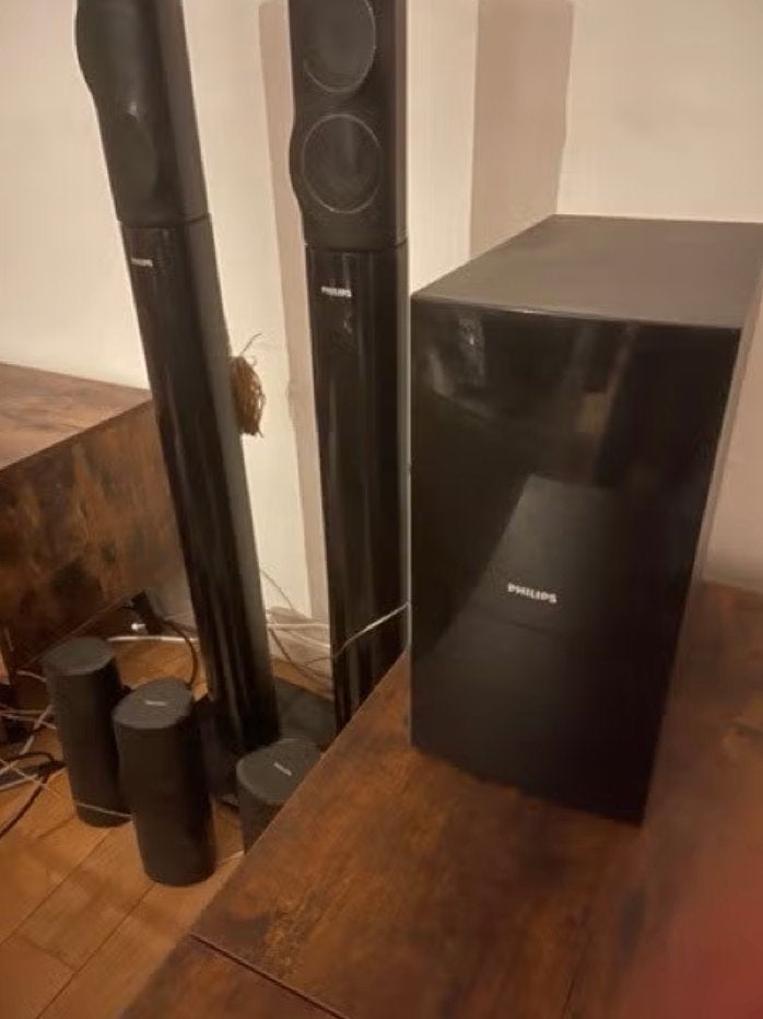 Kit haut-parleurs Philips HTS5540 + télécommande, TV, Hi-fi & Vidéo, Enceintes, Enlèvement, Kit d'enceintes, Philips
