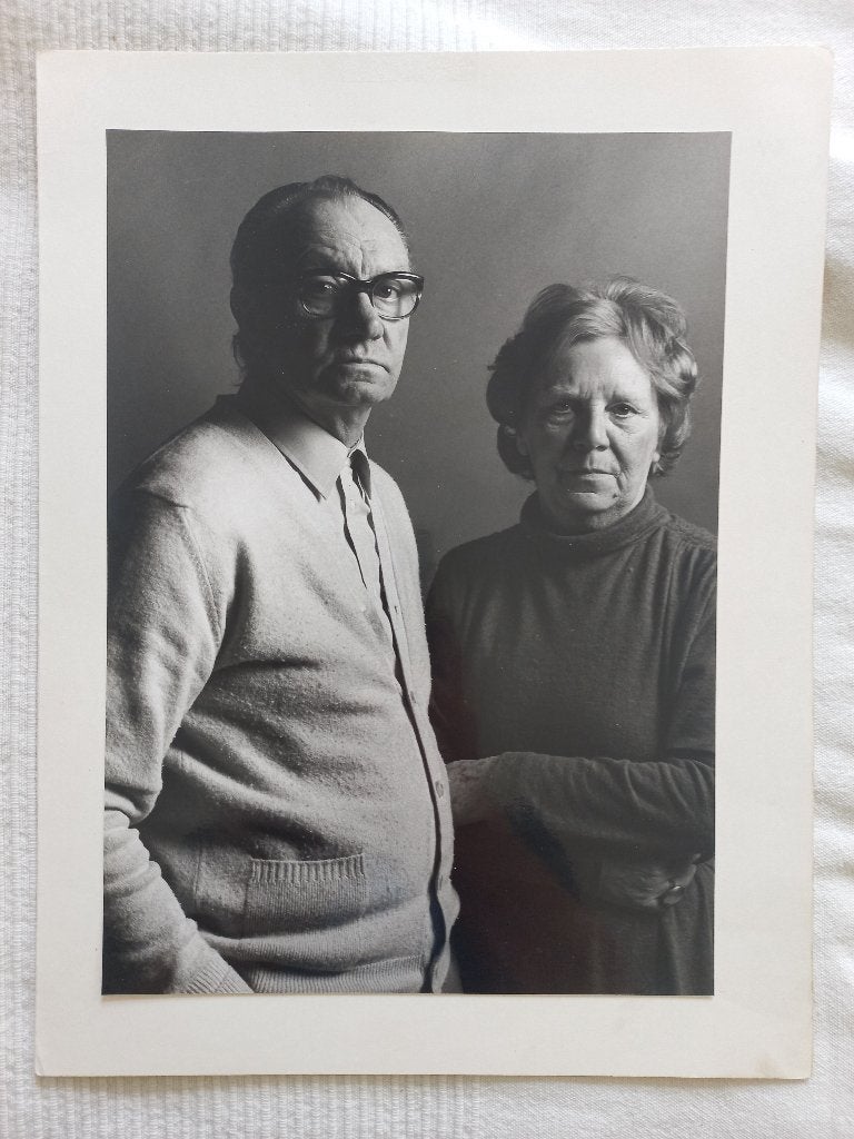 Ronny Heirman echtpaar Maurice Van Saene gesigneerd 1980, Antiquités & Art, Enlèvement ou Envoi, Photo, Signé