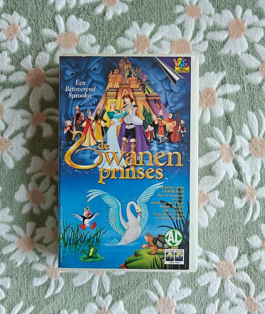 VHS - De Zwanenprinses - Columbia Tristar - Nederlands - €3, Cd's en Dvd's, Ophalen, Gebruikt, Alle leeftijden, Overige typen