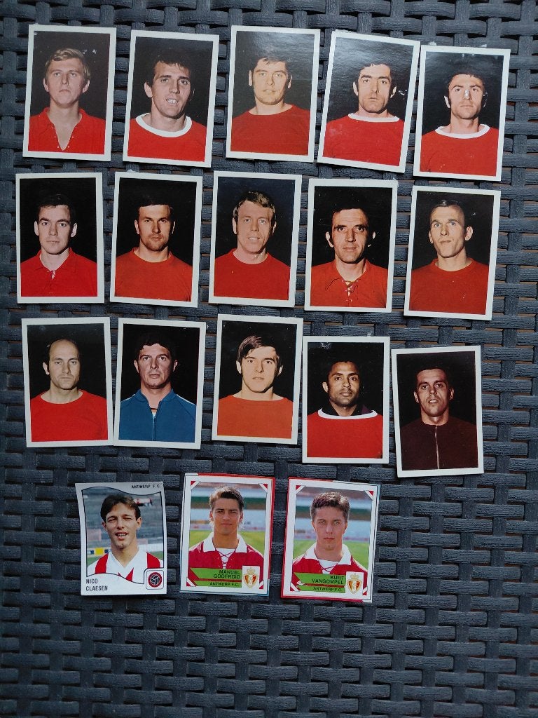 Panini lot RAFC ANTWERP FC, Verzamelen, Ophalen of Verzenden, Gebruikt, Poster, Plaatje of Sticker