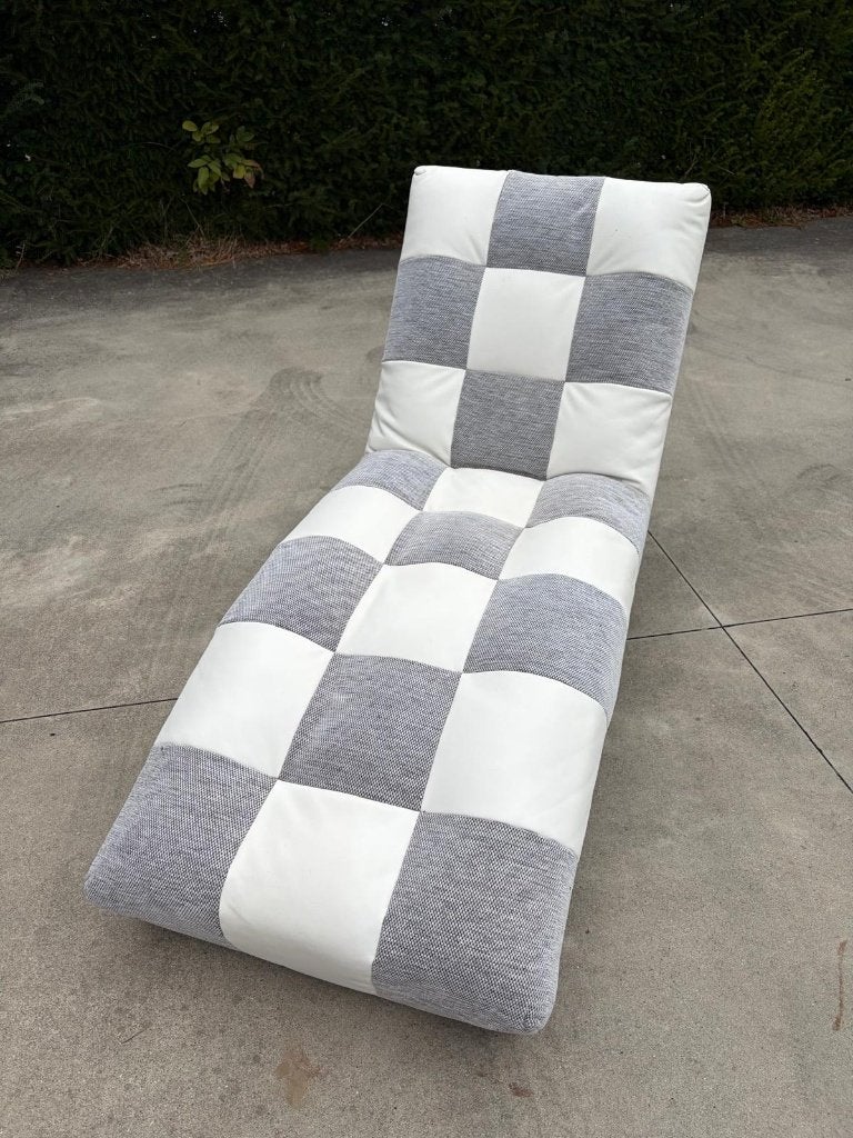 Chaise longue moderne look, Huis en Inrichting, Ophalen, Metaal, Gebruikt, Eenpersoons
