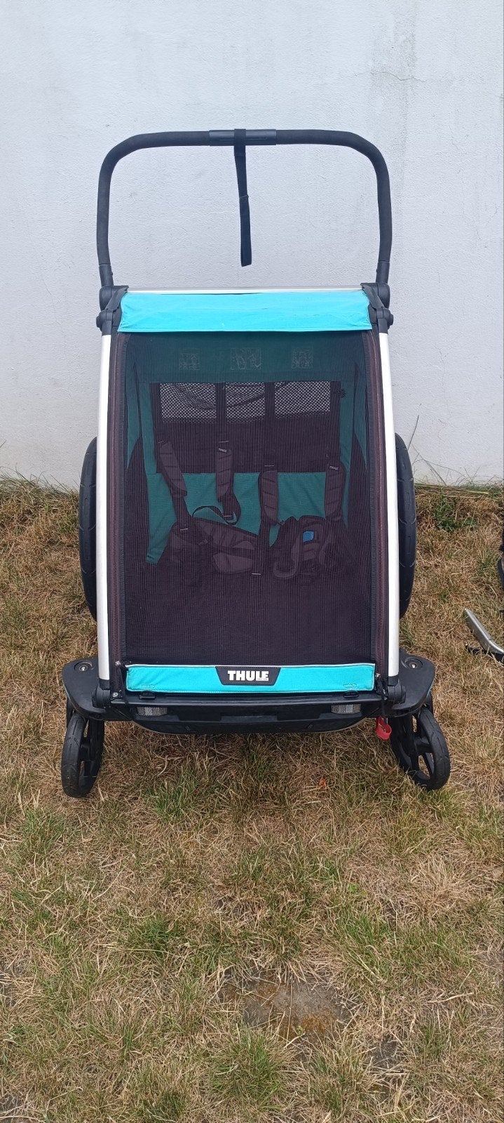 Thule fietskar voor 2 kinderen, Gebruikt, Vering, Ophalen of Verzenden, 40 tot 60 kg