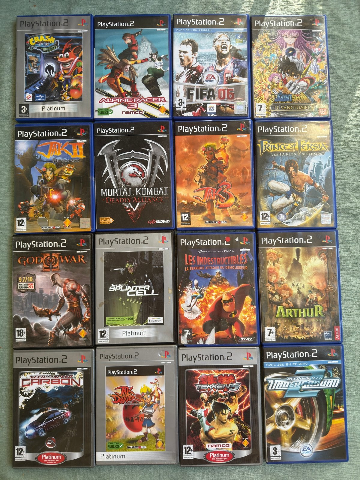 Lot de jeux ps2, Enlèvement ou Envoi, Comme neuf