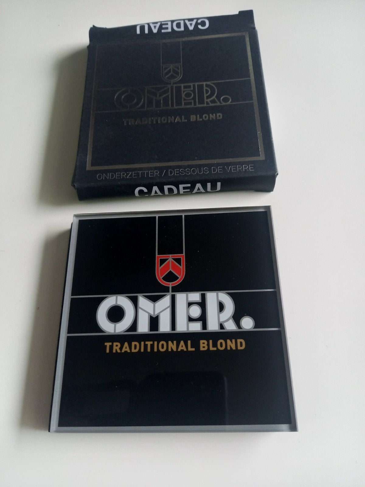 Glazen coaster Omer, Collections, Enlèvement ou Envoi, Neuf, Sous-bock, Autres marques