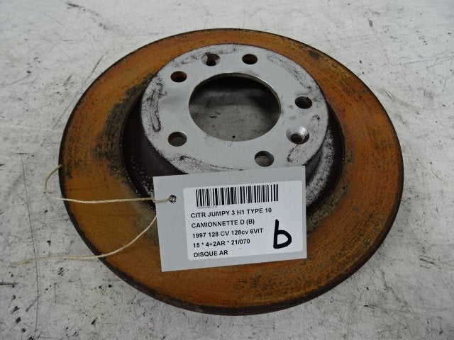 FREIN DISQUE ARRIÈRE Citroën Jumpy (G9) (01-2007/07-2016), Utilisé, Citroën