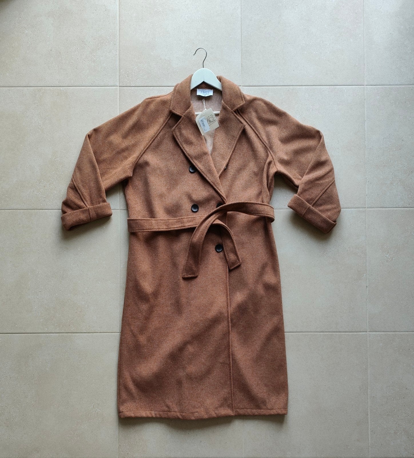 jas dames maat L/XL nieuw, Amicu, Bruin, Maat 42/44 (L), Nieuw
