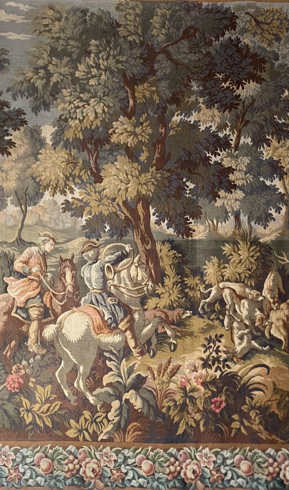 Wandtapijt Gobelins, Ophalen
