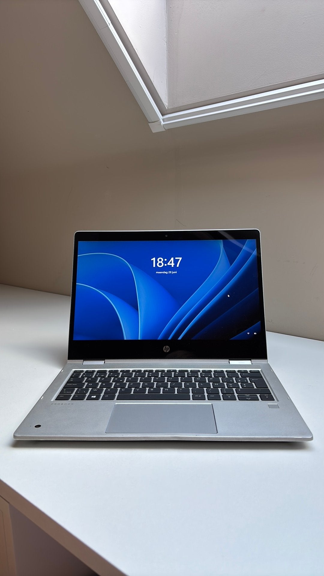HP ProBook x360 Touchscreen Laptop – 2-in-1 – Incl. oplader, Computers en Software, Desktop Pc's, Gebruikt, 2 tot 3 Ghz, SSD, 8 GB