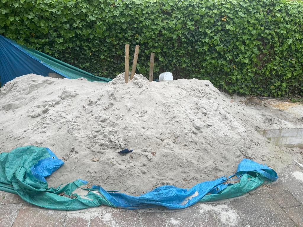 Witte zand, Ophalen, Gebruikt