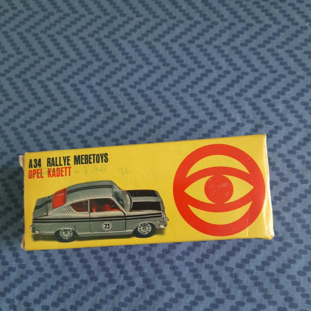 MEBETOYS* L E E G  DOOSJE 1/43 voor A34= OPEL KADETT RALLYE, Ophalen, Nieuw, Overige merken