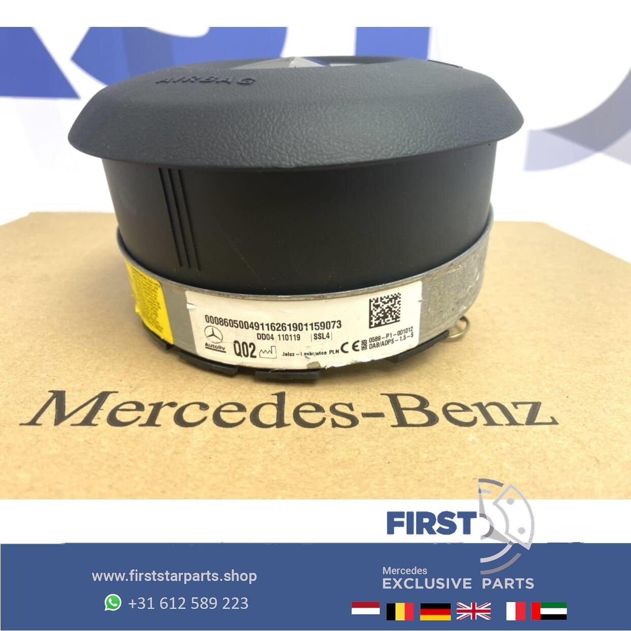 AMG STUUR AIRBAG W177 W247 W118 W205 W257 H247 W253 W213 W46, Auto-onderdelen, Gebruikt, -, Ophalen of Verzenden, -