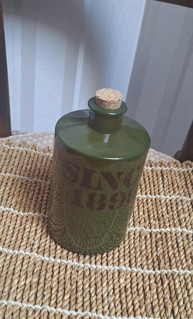 Groene fles/kruik Since 1898, Moins de 50 cm, Enlèvement ou Envoi, Pierre, Comme neuf