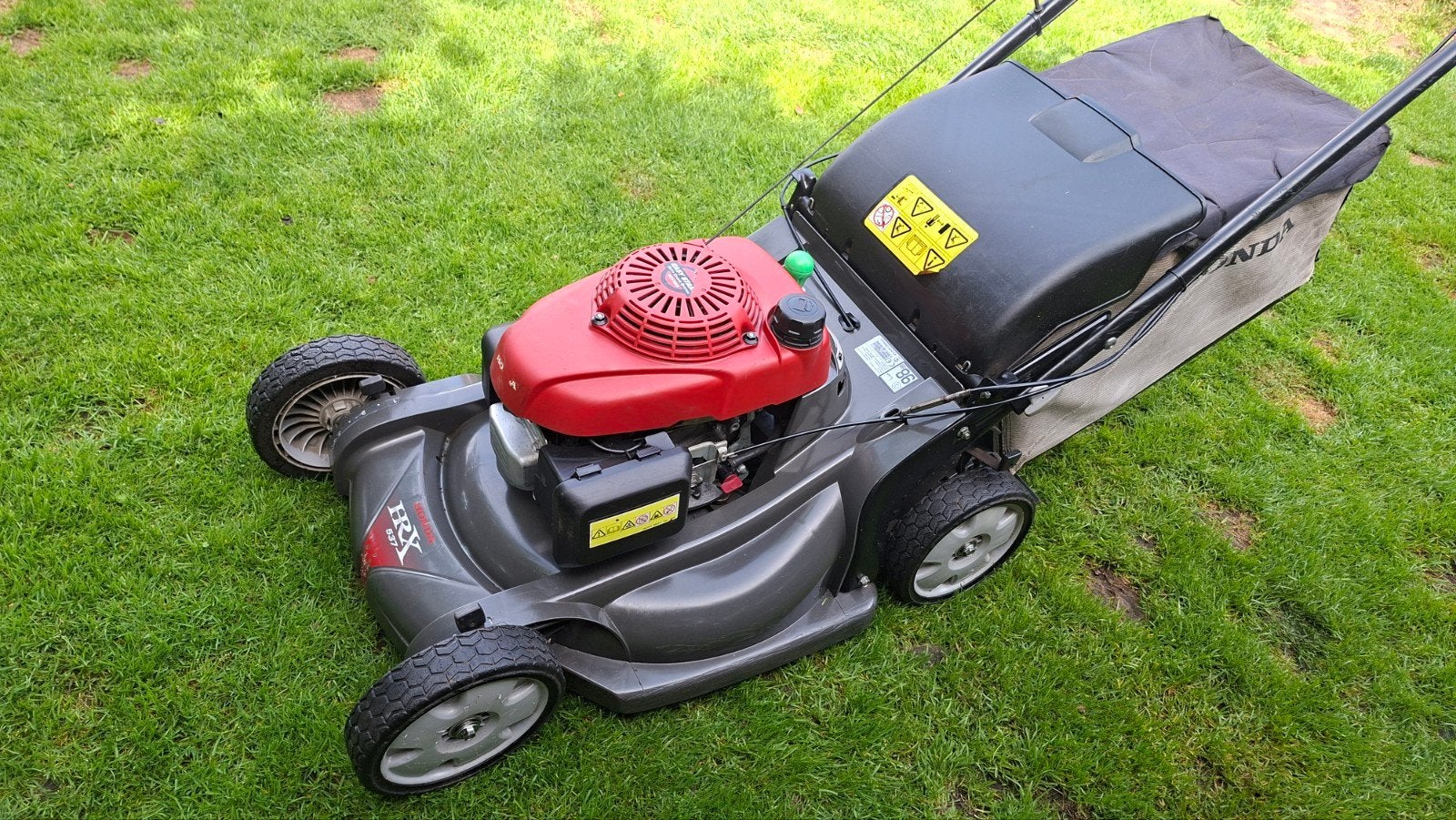 Honda hrx 537 variospeed ( zie omschrijving), Tuin en Terras, Ophalen, Cirkelmaaier, Honda, Mulchfunctie