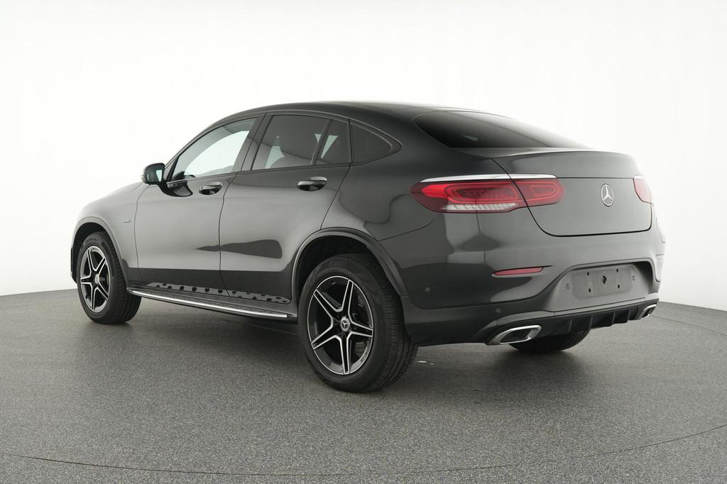 Mercedes-Benz GLC 300de Coupé AMG Line + LEDER + CARPLAY +, Autos, Cuir, Argent ou Gris, 143 kW, Euro 6