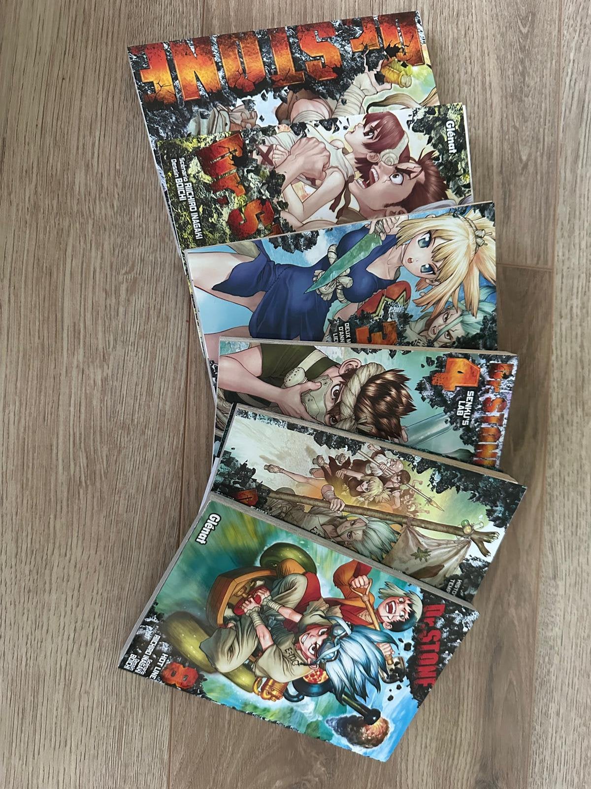 Dr. Stone 1-5 en 8, Ophalen, Zo goed als nieuw
