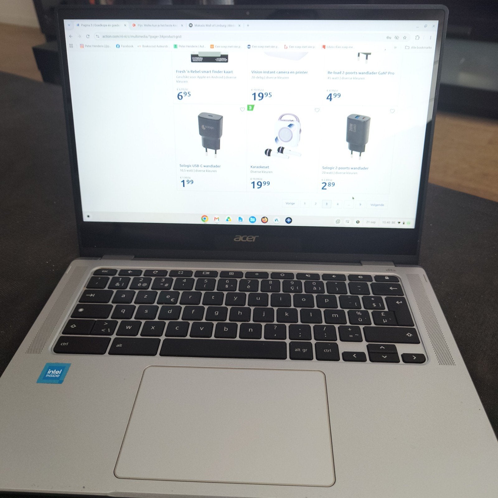 Acer Chromebook Spin 314 14 inch, Informatique & Logiciels, Enlèvement ou Envoi, 128 GB, 14 pouces, 8 GB