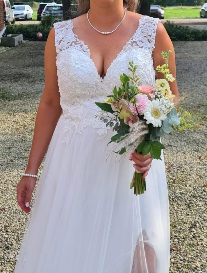 Trouwkleed Orea Sposa maat L, Ophalen, Trouwjurk, Wit, Orea sposa