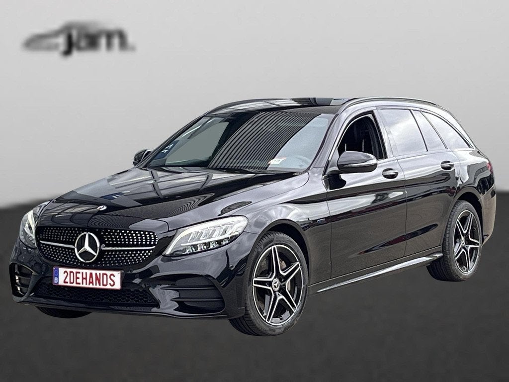 Mercedes-Benz C-Klasse Break 300 de AMG Sport Edition, Auto's, Automaat, 4 cilinders, Zwart, Plug-in hybride