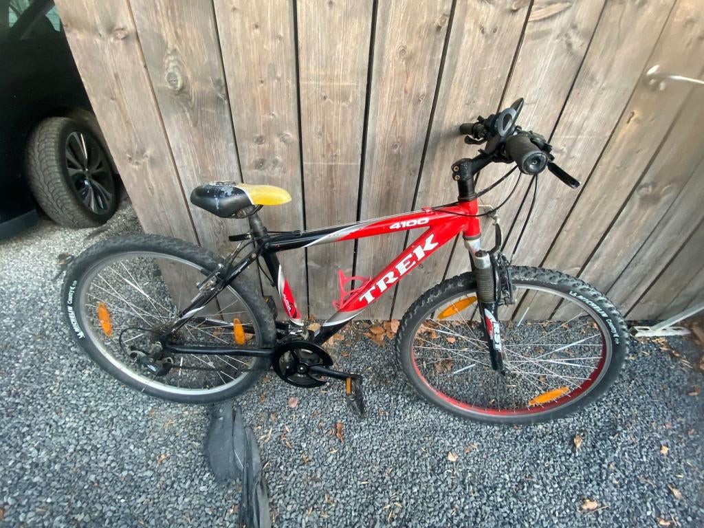 Trek 4100  Mountainbike - goede staat + gsm houder, Vélos & Vélomoteurs, Vélos | VTT & Mountainbikes, Utilisé, Hommes, Trek, 57 cm ou plus