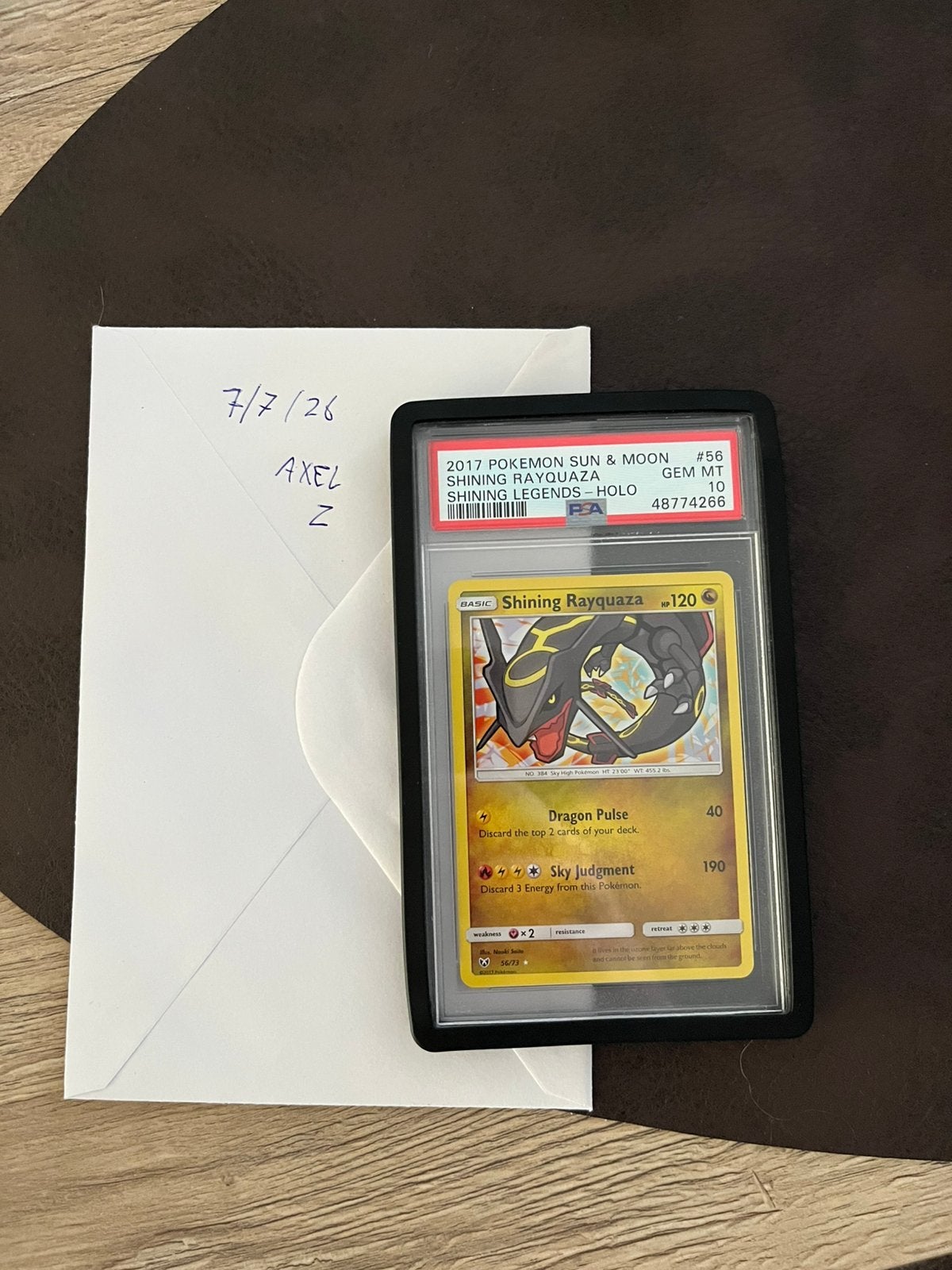 Shining rayquaza psa10, Hobby en Vrije tijd, Verzamelkaartspellen | Magic the Gathering, Ophalen, Zo goed als nieuw