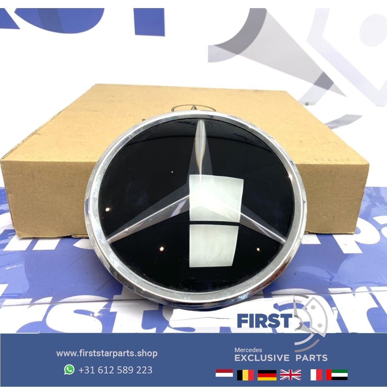 LOGO STER GLAS distronic Mercedes W176 W246 W117 W156 W218 W, Gebruikt, -, Ophalen of Verzenden, -