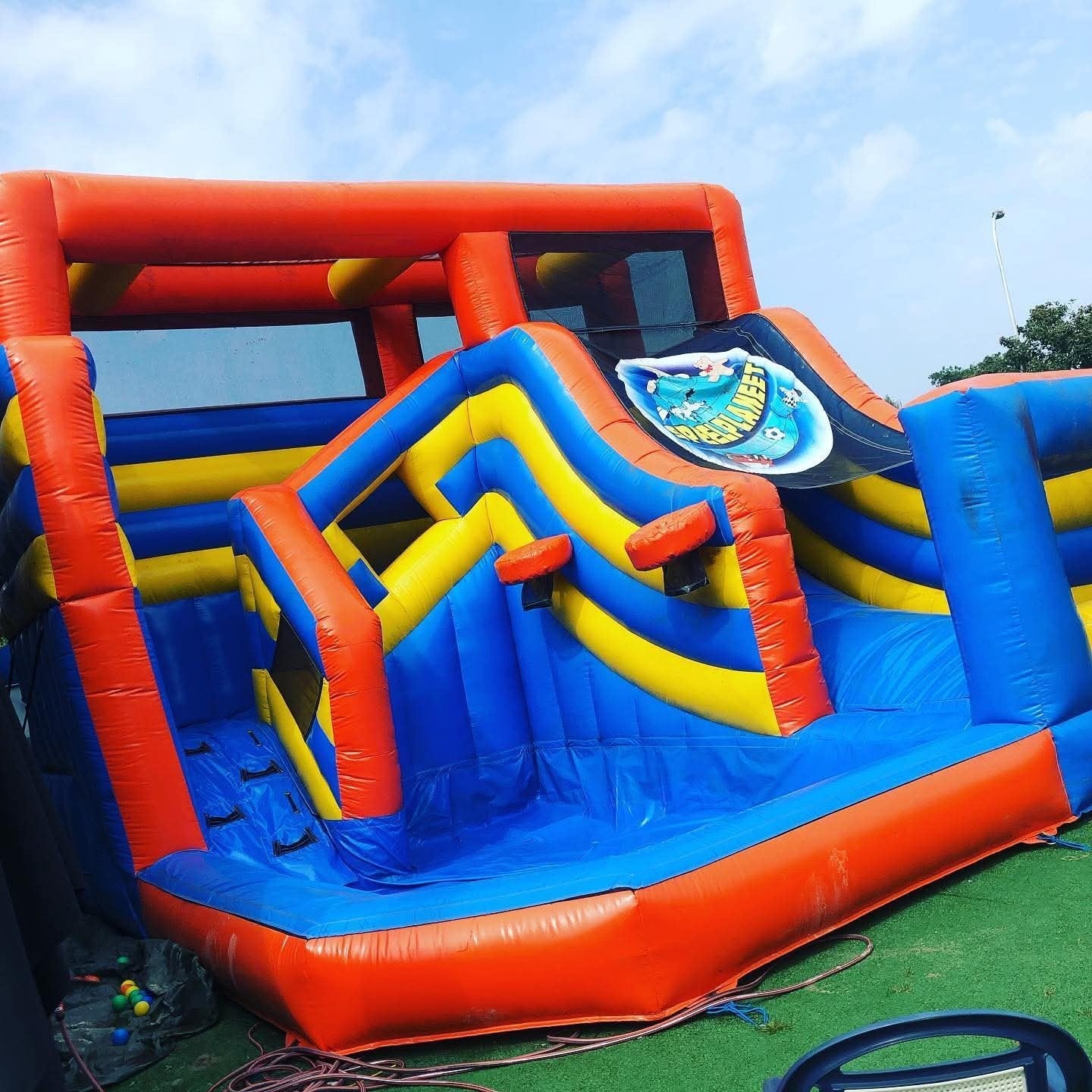 Springkasteel tekoop, Ophalen