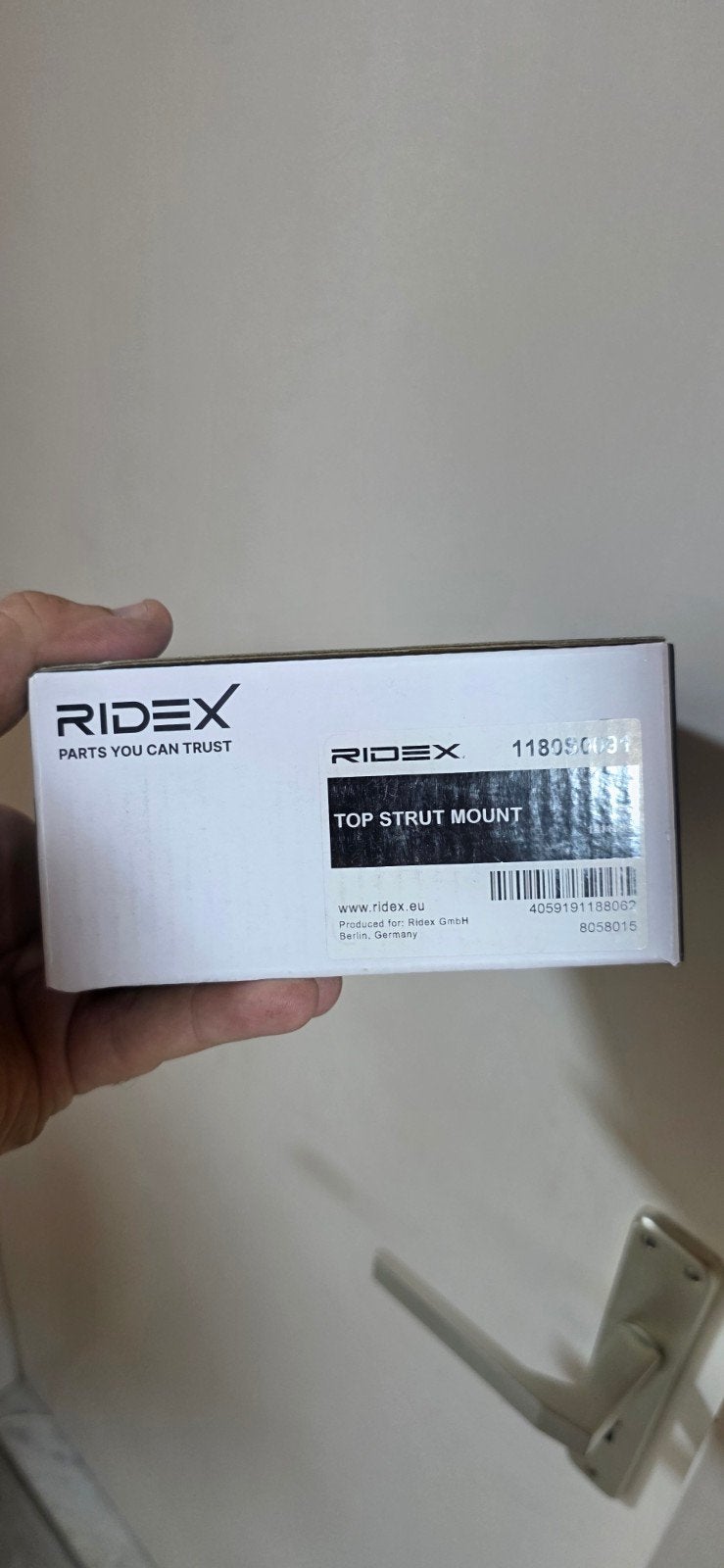 2 Coupelles d'amortisseur avant RIDEX – Citroën C3 2003, Neuf, Citroën