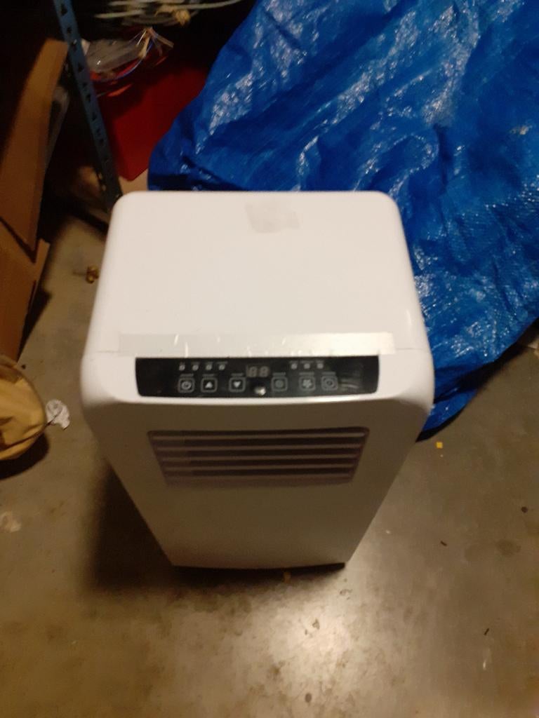 Mobiele Airco met toebehoren en afstandsbediening, Elektronische apparatuur, Airco's, Ophalen, Gebruikt, Minder dan 60 m³, 2 snelheden
