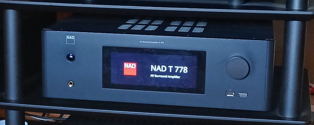 Ampli home cinéma NAD T778, TV, Hi-fi & Vidéo, Autres marques, Comme neuf, Autres lecteurs, Enlèvement
