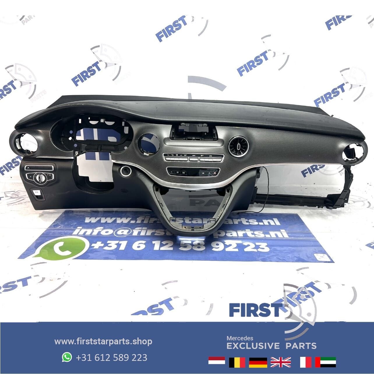 W447 origineel DASHBOARD ZWART Mercedes V KLASSE / VITO 2014, Auto-onderdelen, Gebruikt, -, Ophalen of Verzenden, -