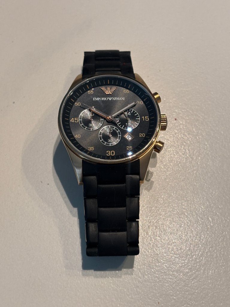 Armani horloge AR 5905, Montre-bracelet, Autres marques, Comme neuf, Enlèvement