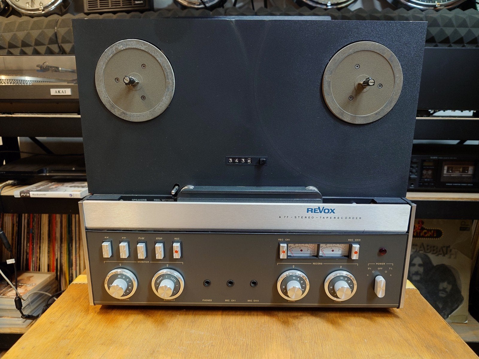Revox A77 mkIV, Enlèvement, Magnétophone